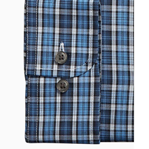 Club Room Mens Plaid Regular Fit Button-Down Shirt - Picture 2 of 7